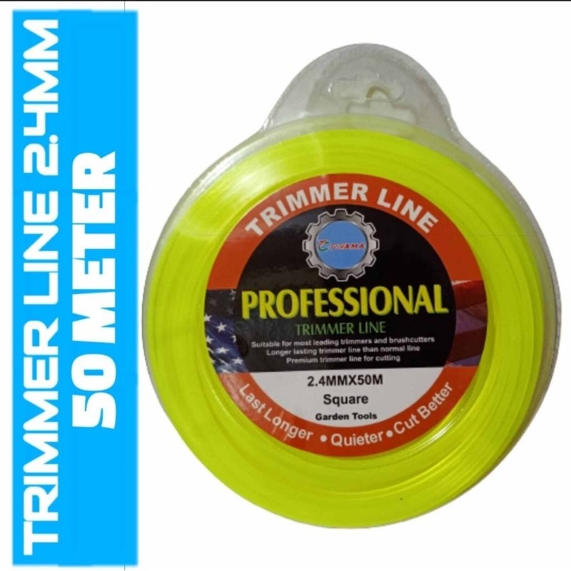 328 SENAR NYLON 50METER UNTUK POTONG RUMPUT