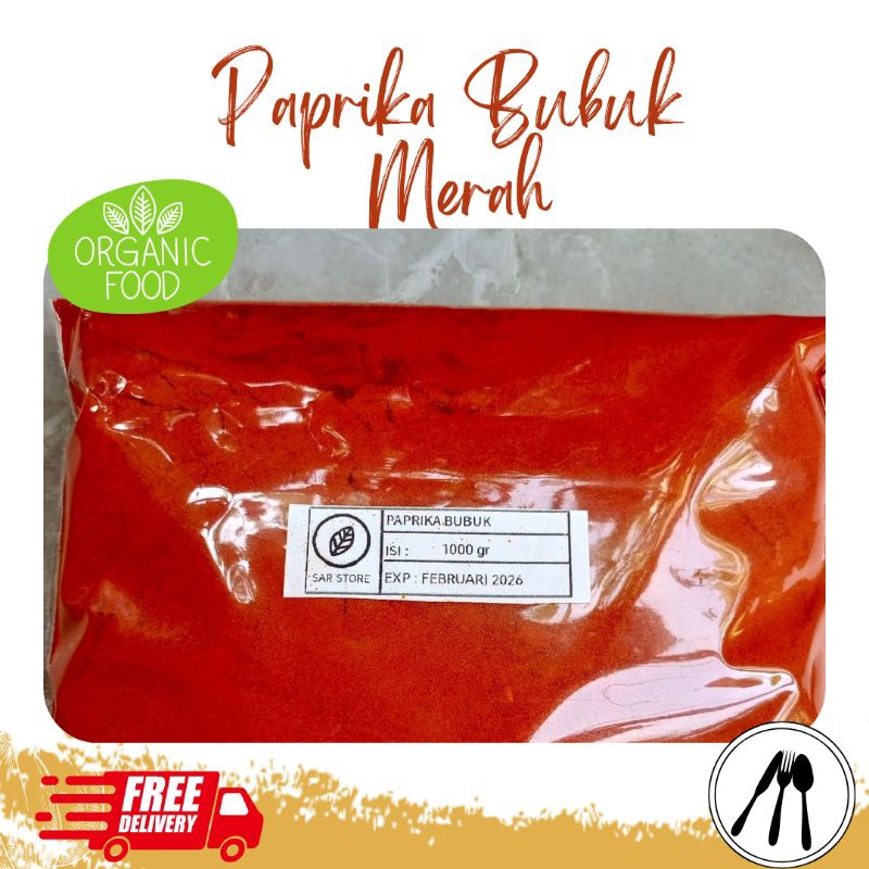

PAPRIKA POWDER PAPRIKA BUBUK MERAH 1 KG PREMIUM