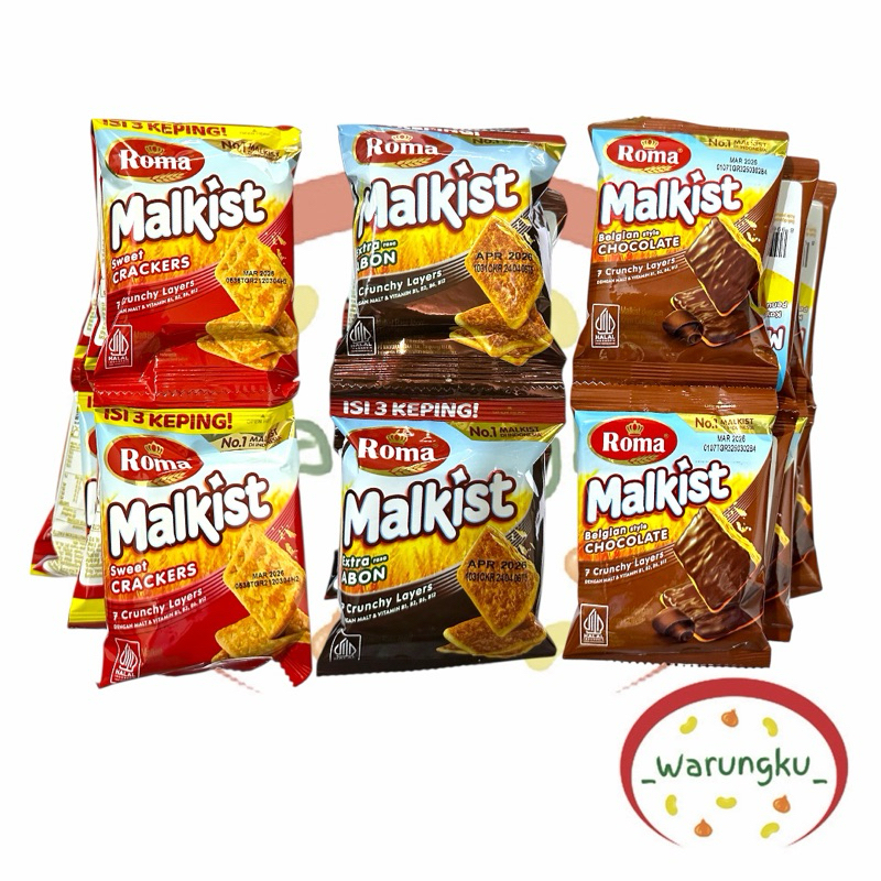 

[RENCENG] Malkist Roma isi 10 BKS Biskuit Crackers Aneka Rasa