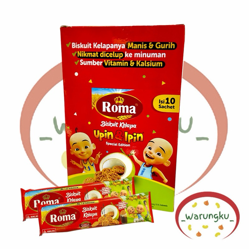 

[BOX] ROMA Biskuit Kelapa isi 10 Sachet x 36gr