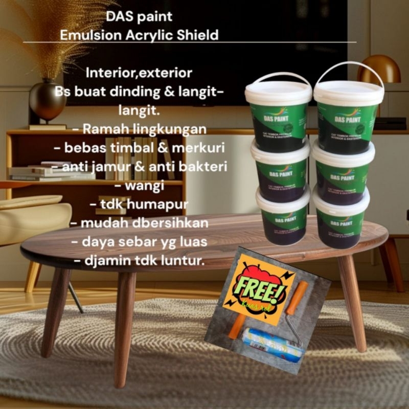 cat tembok 10kg interior dan eksterior DAS paint one for all premium murah