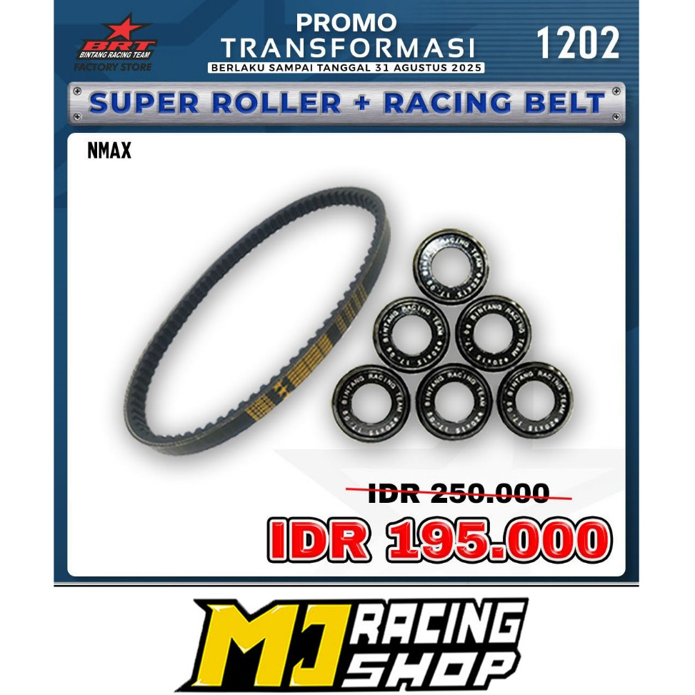 BELT + ROLLER BRT NMAX N MAX N-MAX OLD LAMA 2DP 9 11 13 gram