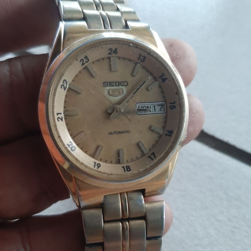 SEIKO 5 GOLD automatic ORIGINAL JAPAN, Cal 7s26