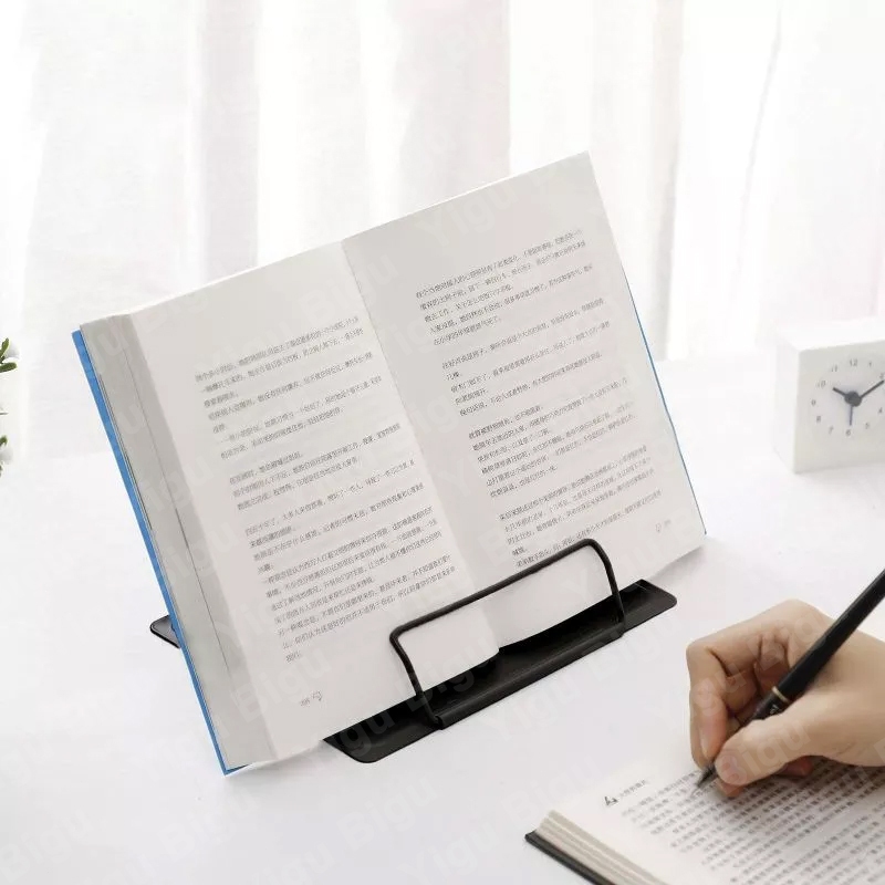

Triple W Penyangga Buku Berdiri Bracket Book Stand Teks Reading Holder Metal Adjustable SF6