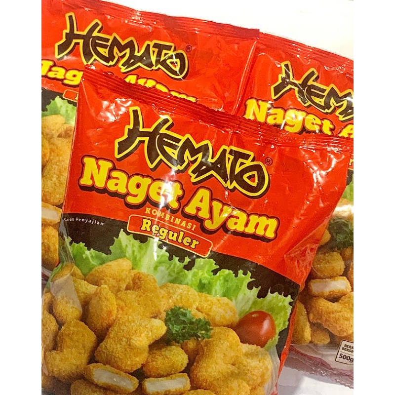 

Chicken Nugget Reguler Hemato 500gr
