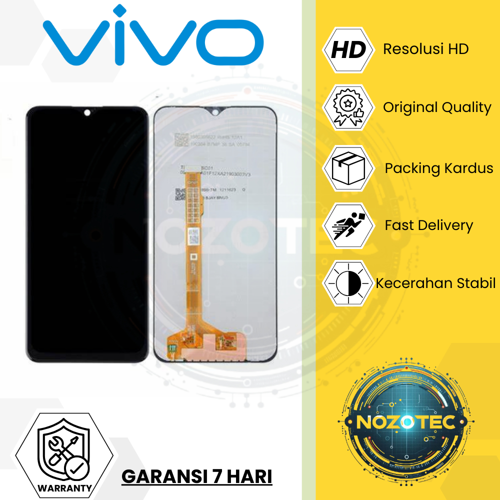 LCD TOUCHSCREEN HP VIVO Y20 - Y20S - Y12S - VIVO Y15S - VIVO Y20A FULLSET COMPLETE ORIGINAL LAYAR SE