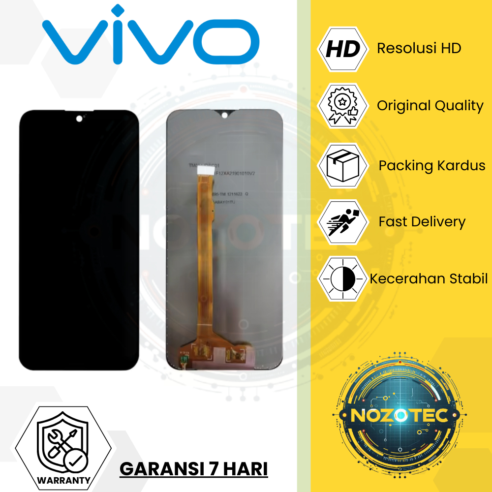 LCD TOUCHSCREEN HP VIVO Y3 / Y12 - 1904 / Y15 - 1901 / Y17 - 1902 COMPLETE FULLSET CROWN INCELL ORI 