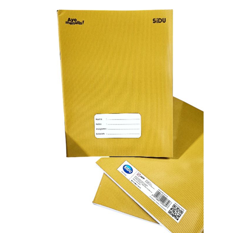 

1 Pack Buku Tulis Sekolah SIDU (60 Lembar 10 Buku) Cover Sampul Coklat