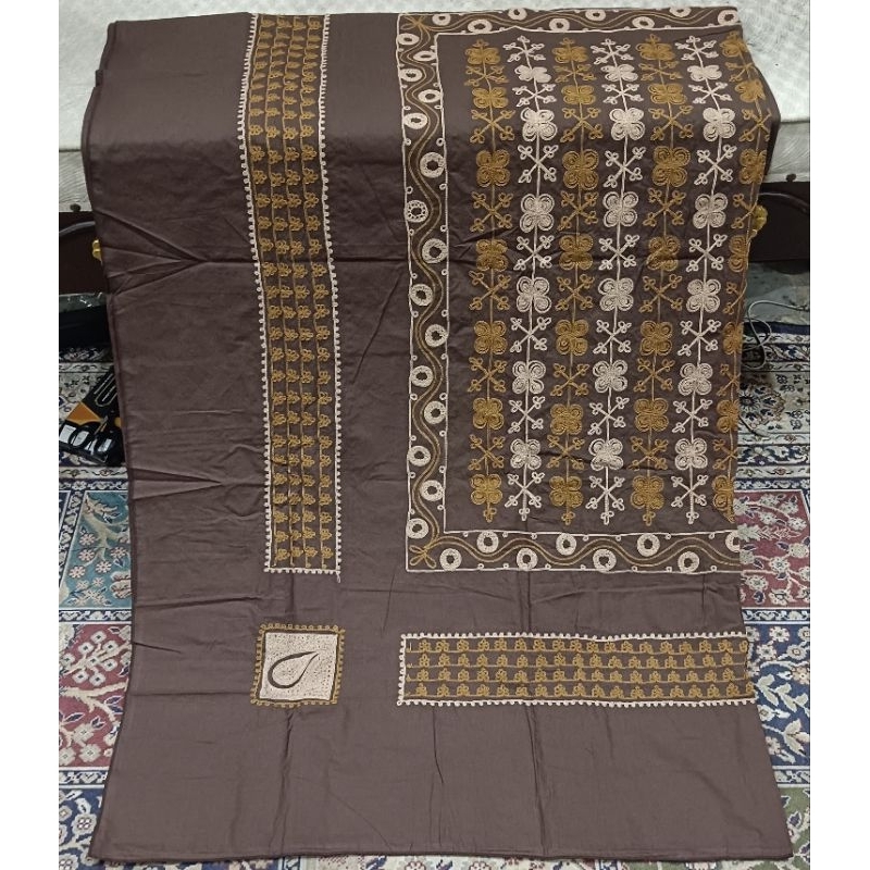 Sorban Persegi/ Khasmiri Hijazi Warna/ Motif Sulam Timbul