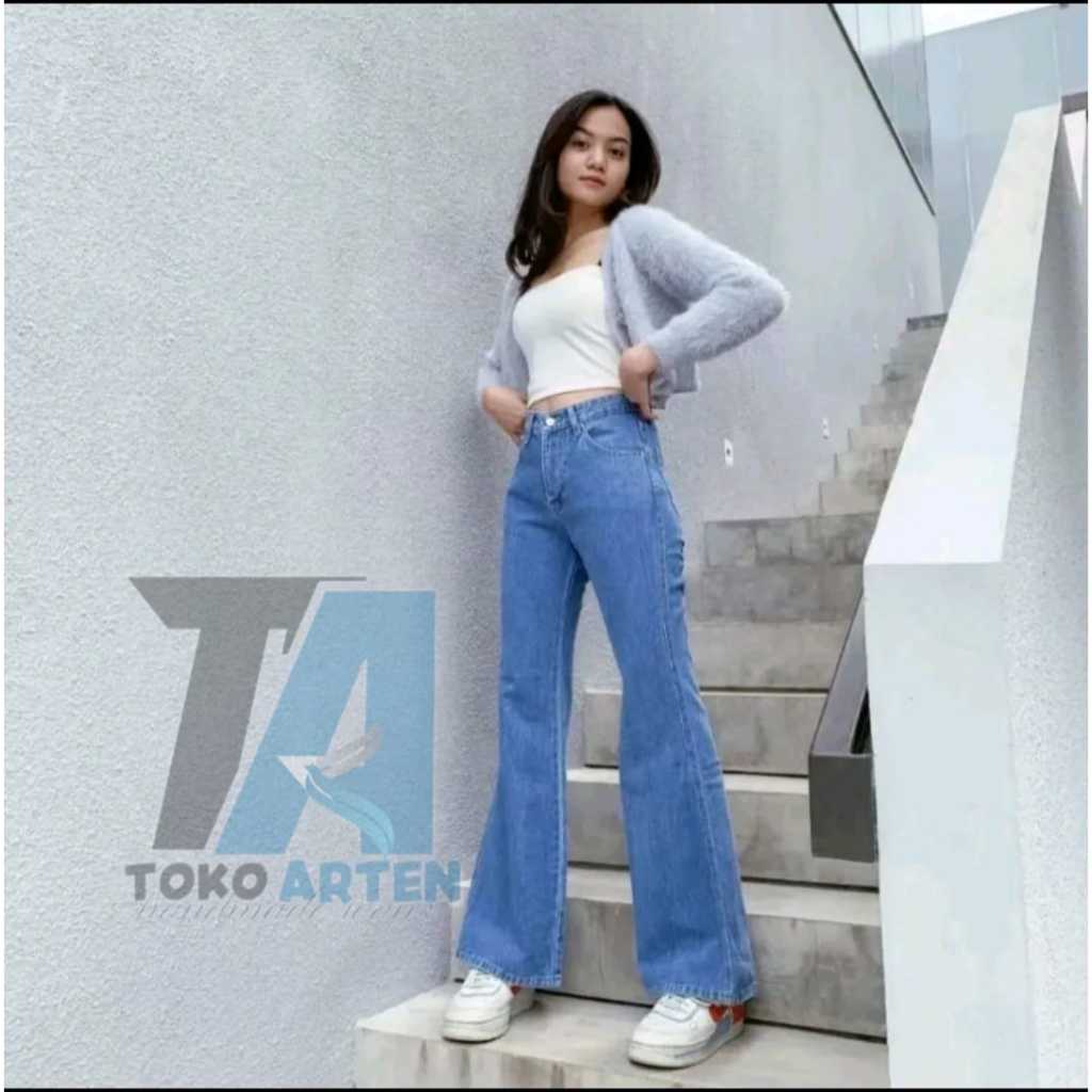 HW Cutbray Jeans Wanita / Celana Jeans Wanita Toko Arten