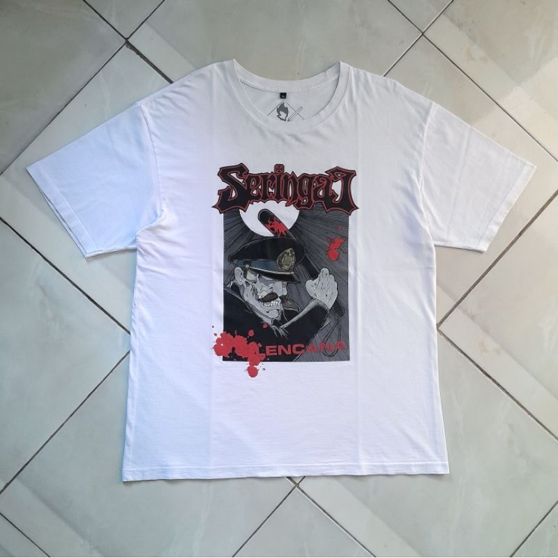 T-Shirt SERINGAI - LENCANA (Likeblackmerch)