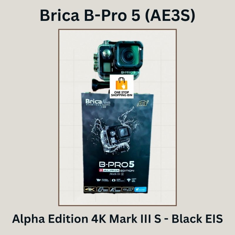 Brica B-Pro 5 Alpha Edition 4K Mark III S (AE3S) Black EIS - Camera Brica B Pro 5 Alpha Edition 4K M