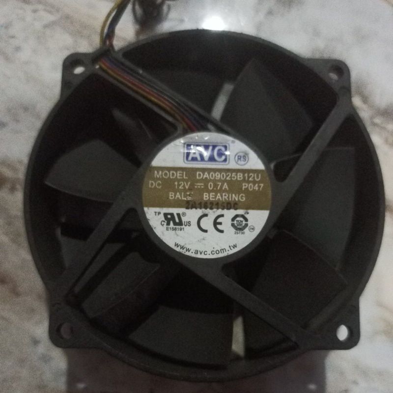 kipas avc mining gaming 12v  0.7A 9cm ball bearing high speed AVC