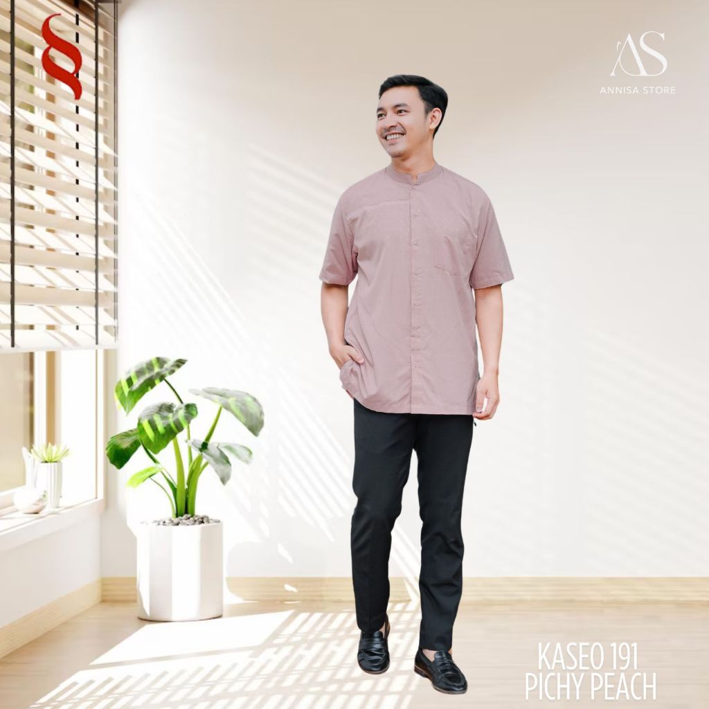 BAJU ATASAN PRIA SEPLY KASEO 191 PICHY PEACH