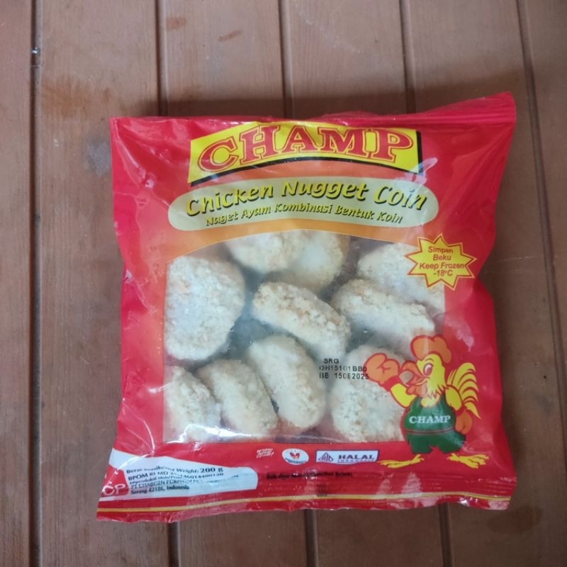 

Champ Chicken Nugget Coin 200gr