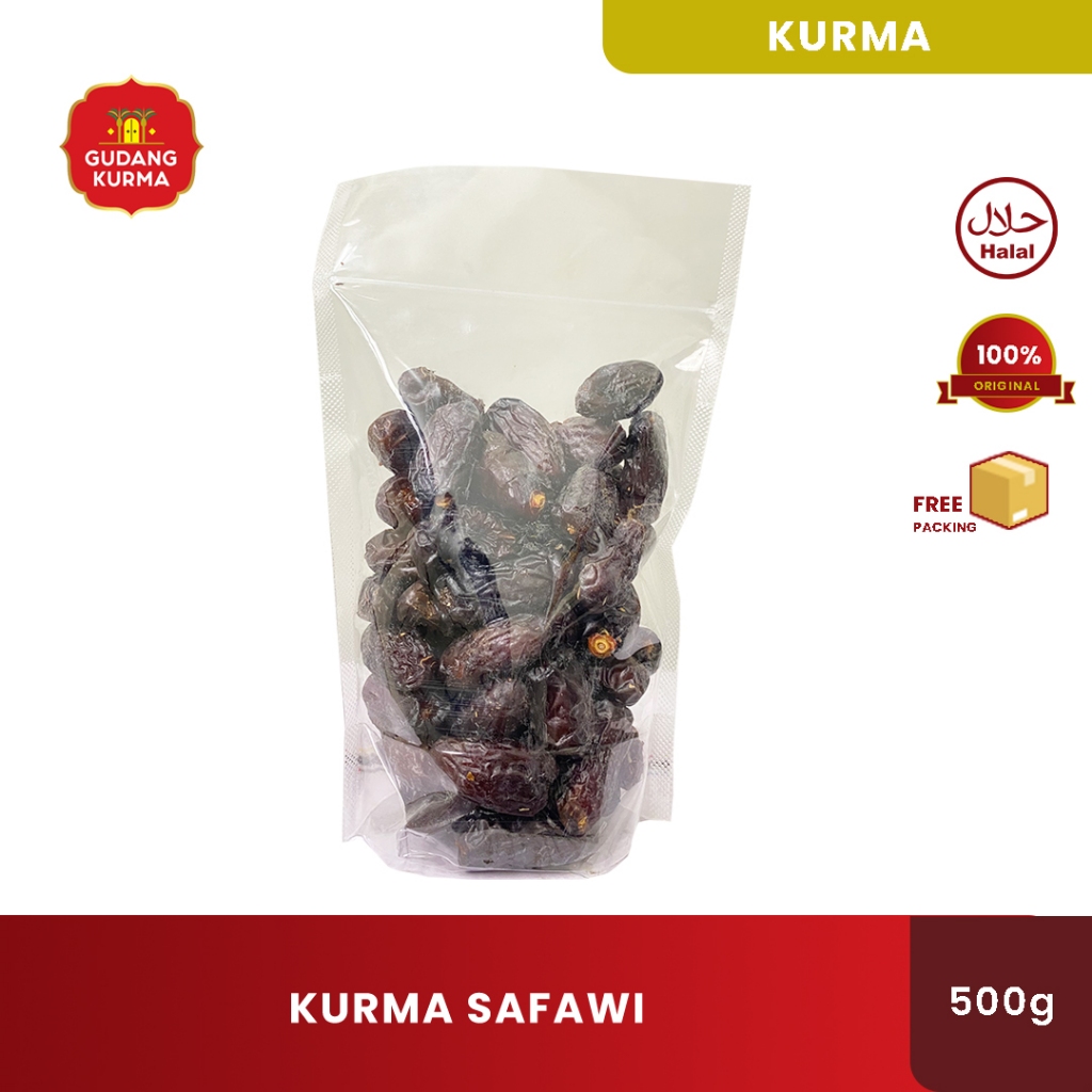 

Kurma Safawi Madinah Kemasan Repack Pouch 500g