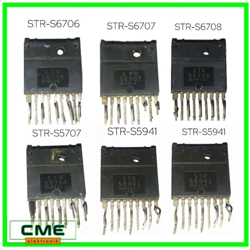 IC STR-S6706 / STR-S6707 / STR-S6708 / STR-S5707 / STR-S6307 / Cabutan ORI Original Asli
