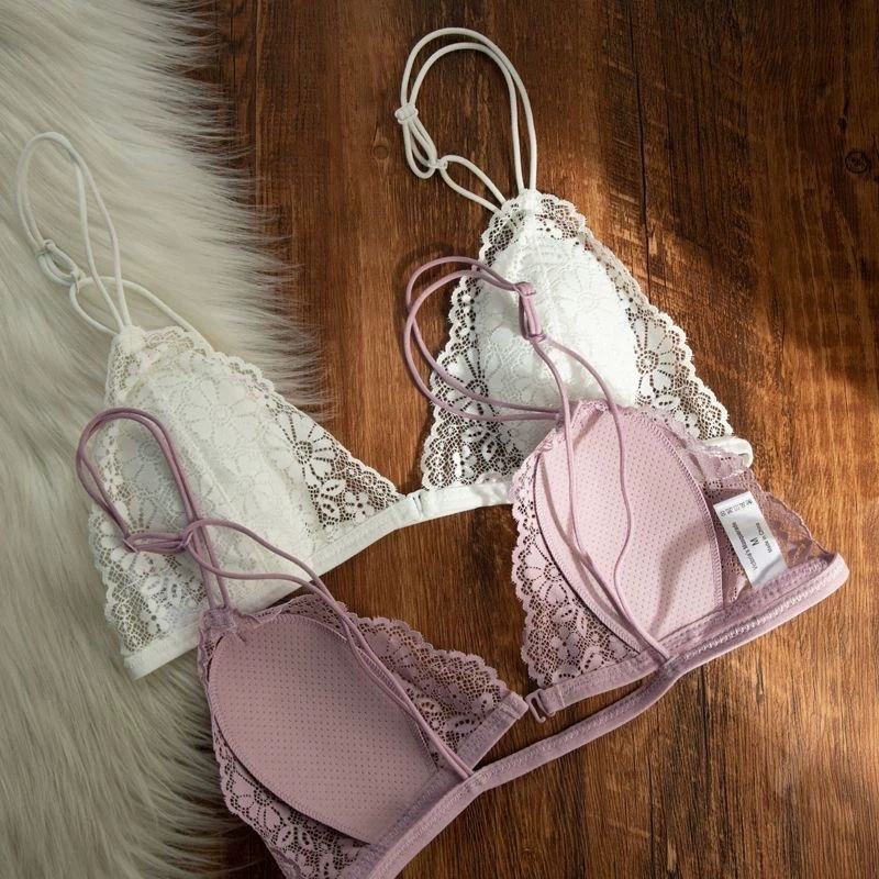 Fallon Lace BRA Wanita BH Renda Push Up Tanpa Kawat Lace Renda Brukat Brokat Transparan Dalaman Bust