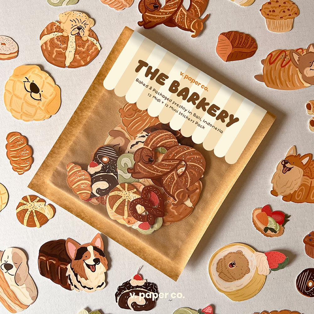 

Sticker Pack - The Barkery - V. Paper Co.