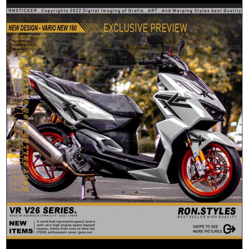 STIKER CUTTING STRIPING VARIO 160