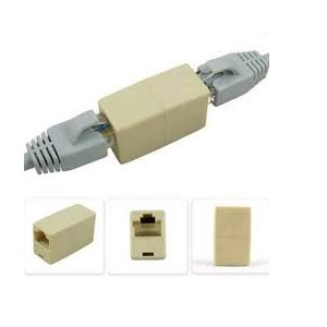 Penyambung Konektor LAN Penyambung Kabel Lan Barrel Penyambung Sambungan Kabel UTP
