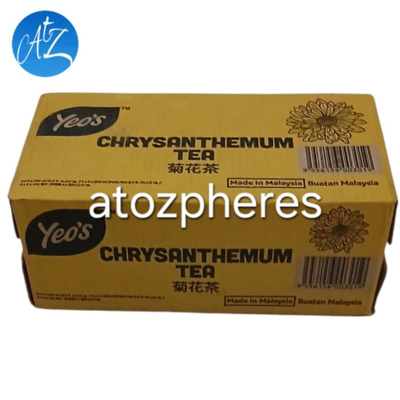 

1 Dus Box Kotak Krat Minuman teh bunga krisan krisantemum halal MUI Yeos Yeo's Chrysanthemum drink 24 x 250ml