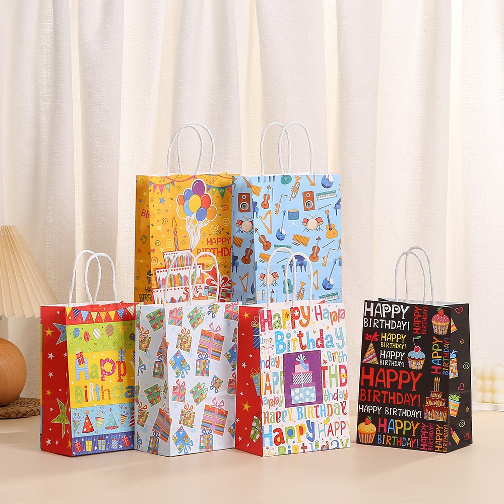 

Paperbag THANK YOU BIRTHDAY goodie bag ultah anak cute / tempat snack hadiah