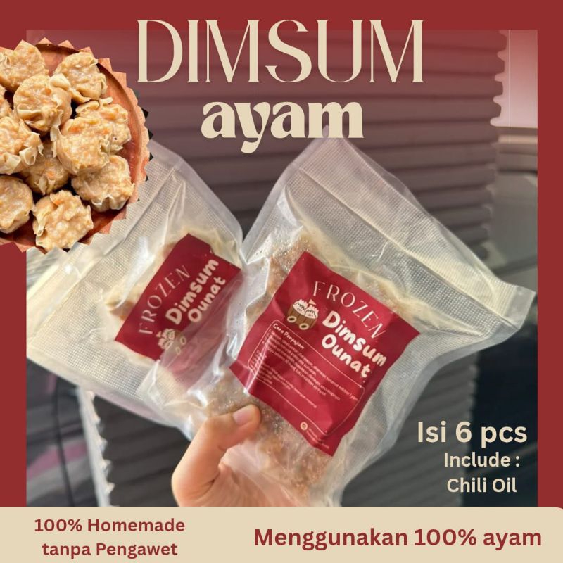 

Dimsum Ayam isi 6pcs | free chili oil