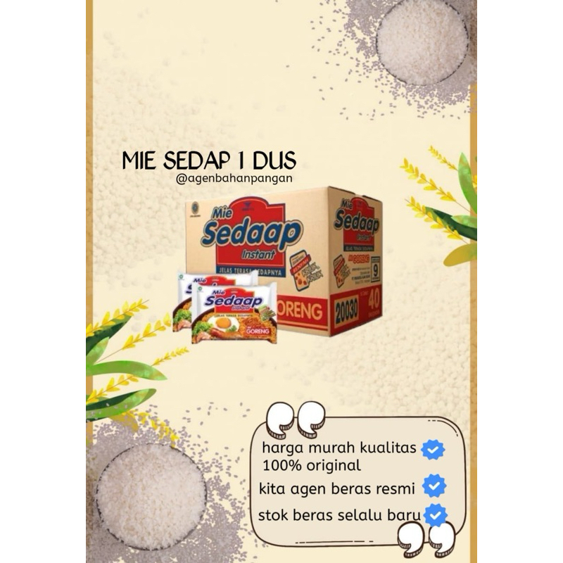 

mie sedap goreng 1dus isi 40