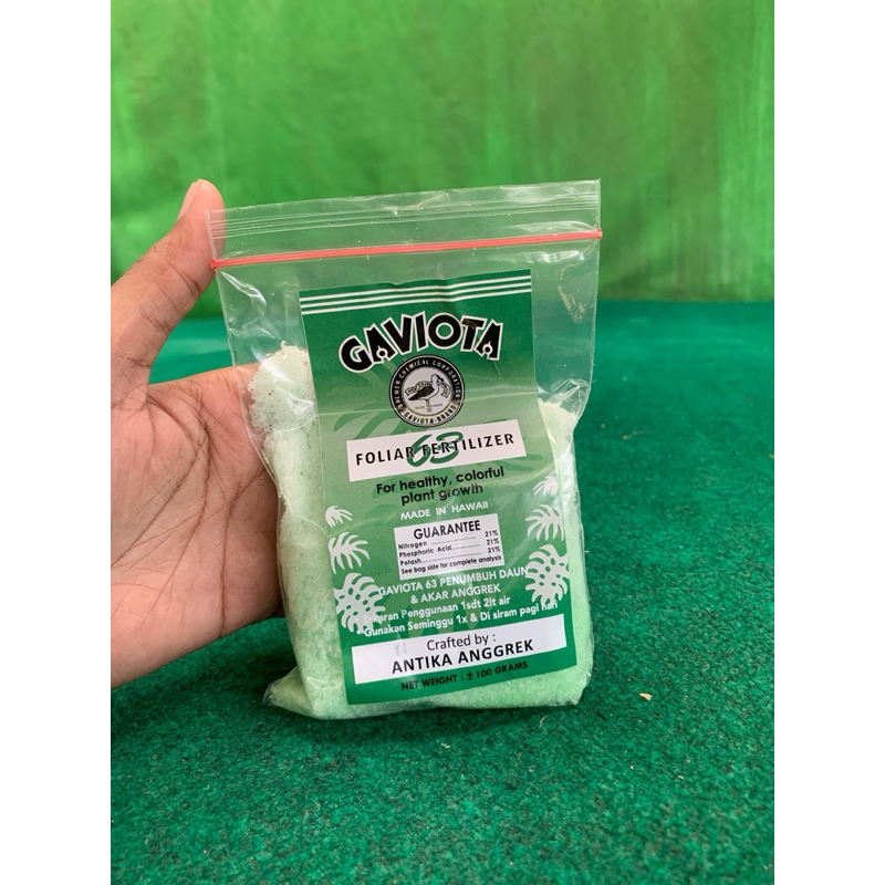 Pupuk Tanaman Anggrek Gaviota 63 - Pupuk Tanaman