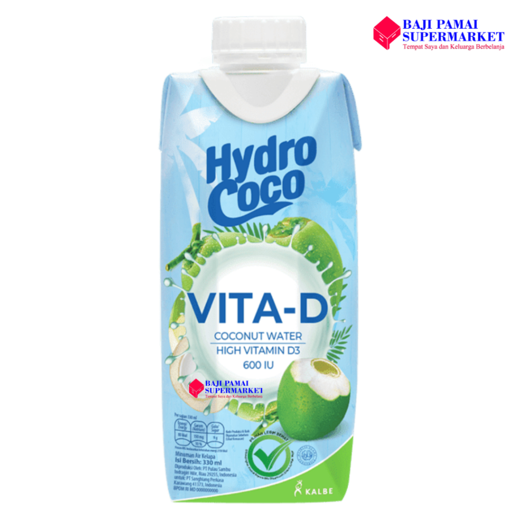 

Hydro Coco Vita-D 330 ml - Hydrococo Coconut Water