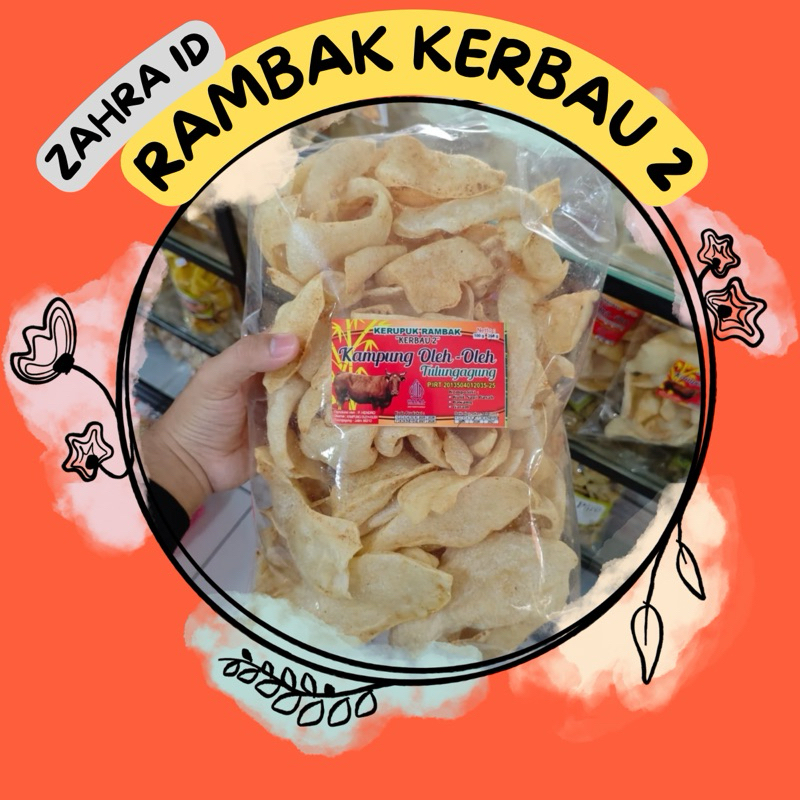 

Gooku 28 Store 100Gr / 250Gr Kerupuk Rambak Kerbau 2 Super Khas Tulungagung - Pendamping Kuah Rawon