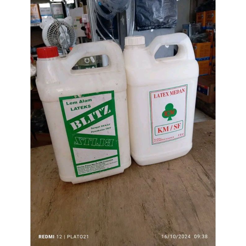 latex cair 70% lem latex kental original 5 liter