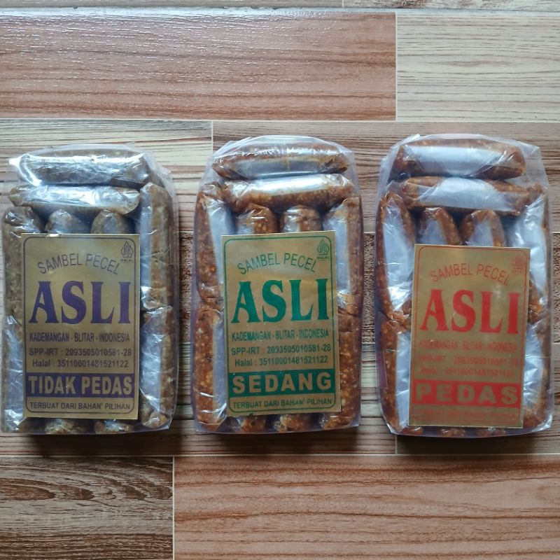 

Sambel Pecel Asli Blitar 425 Gram (10 Pcs/Pack)