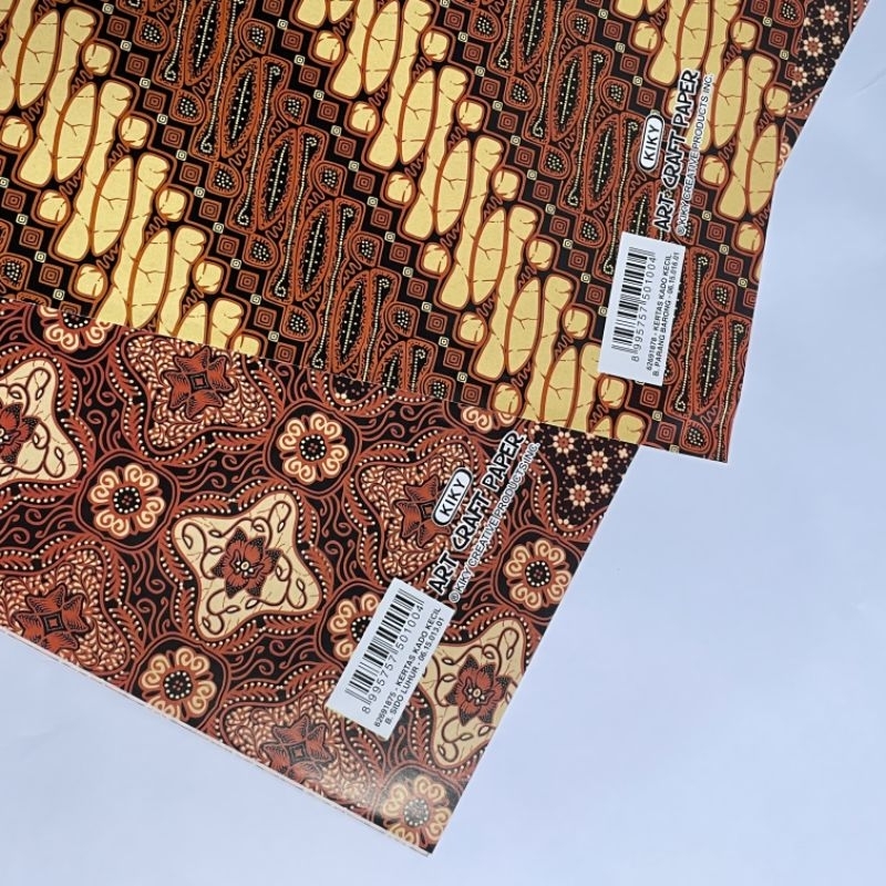 

kertas kado batik kiky dan sidu ukuran 48x63
