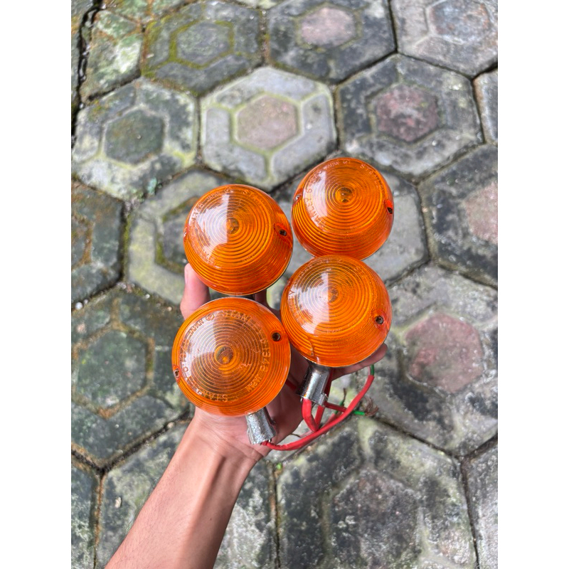 Sein Belok Honda CB 100 CB 125 Original Mika JIS Japan Fitingan Utuh Sein CB100 CB125 S90Z