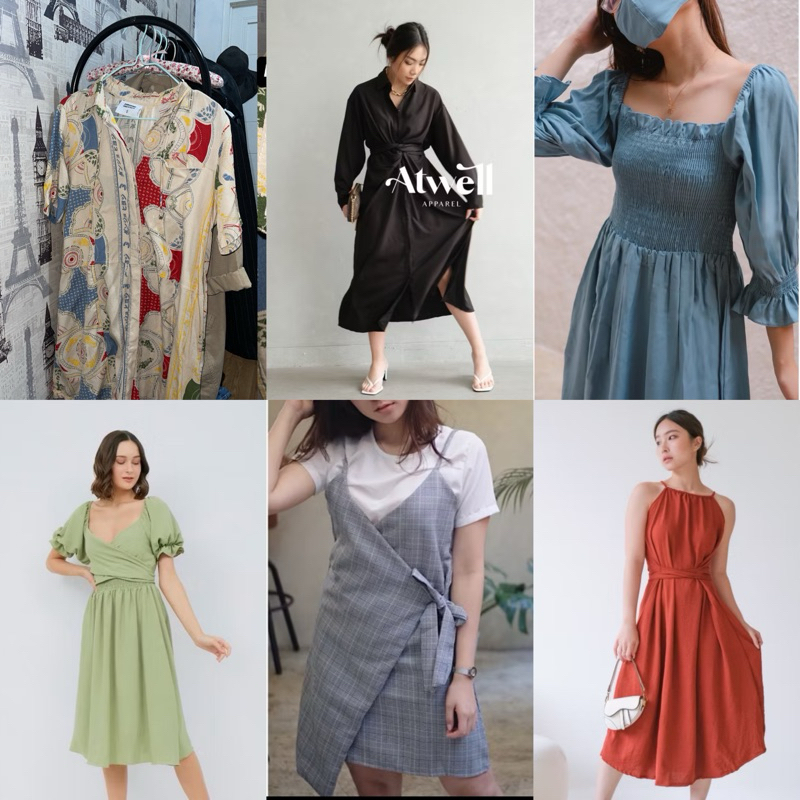 Preloved/NEW Dress RIP CURL, DANJYO HYOJI, KAREN MILLEN, NYLA, MAGDALENE, ATWELL