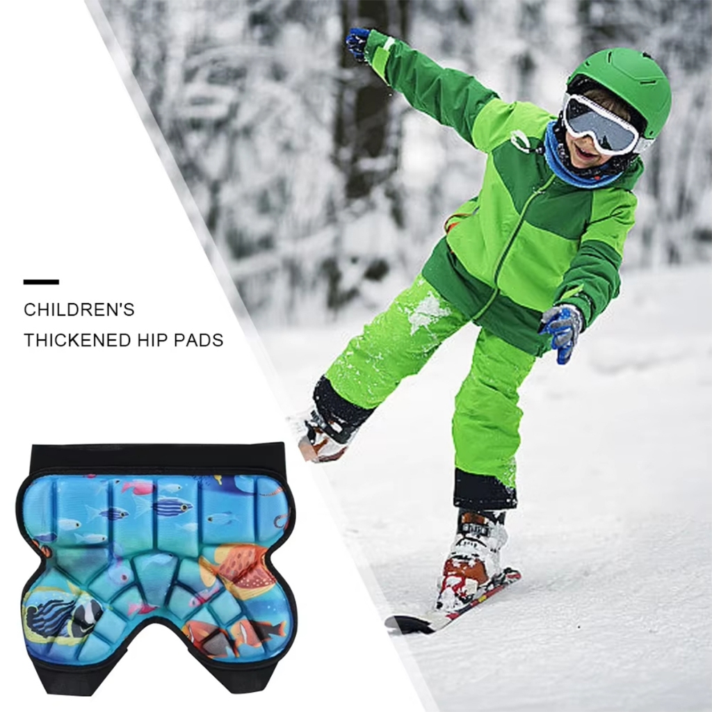 Butt pad ice skating/Pelindung tulang ekor/Celana Anti-Fall Pants Anak-anak/Roller Skating Hip Prote