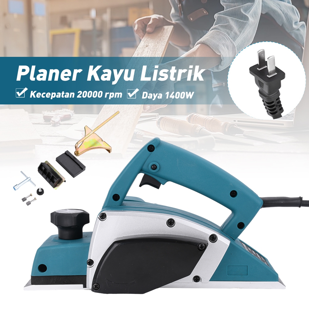 【Ready stock】Baru Planer Listrik 450W Mesin Serut Kayu modern Cocok untuk memoles dan memotong kayu 