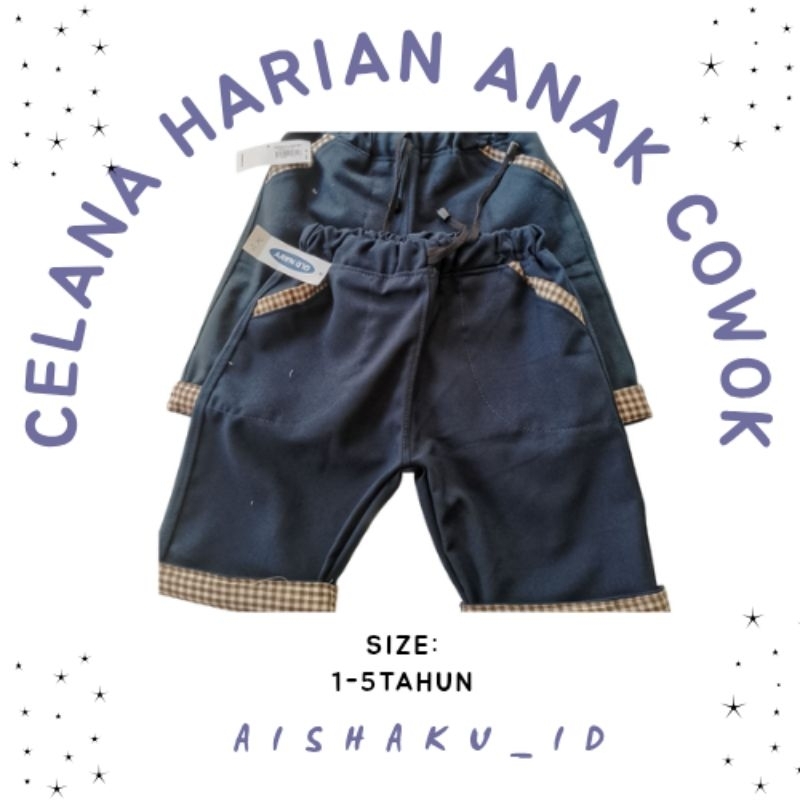 CELANA HARIAN ANAK COWOK/JEANS COWOK USIA 1-5TAHUN