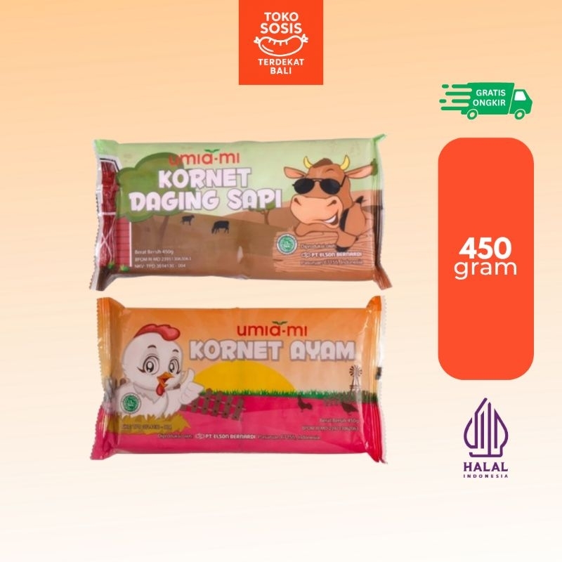 

Umiami Kornet Daging Sapi dan Ayam 450 gram