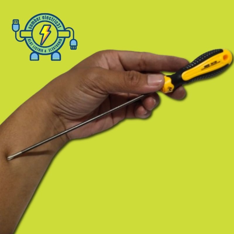 Obeng plus kecil panjang CHROME VANADIUM