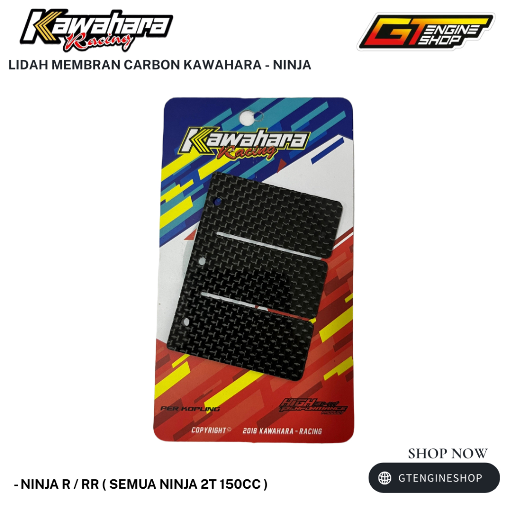 LIDAH MEMBRAN NINJA CARBON LIDAH MEMBRAN NINJA R NINJA RR NINJA SS CARBON KAWAHARA RACING