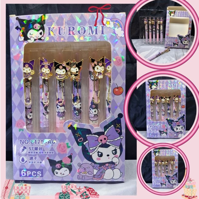 

Pulpen gel 0,5mm Sanrio Kuromi Limited Edition / Pulpen Mekanik gel Sanrio Kuromi