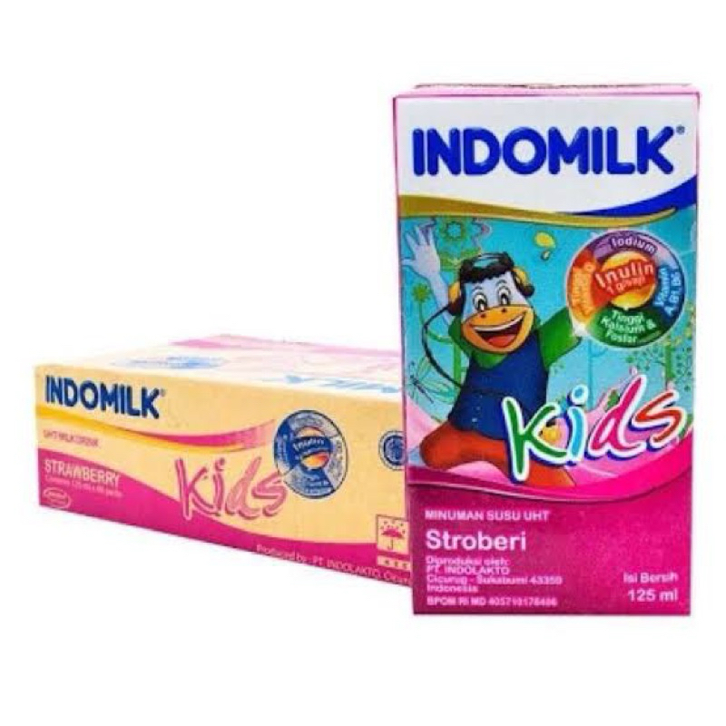 

Indomilk Susu UHT Kotak 115ml (1 Dus isi 24 Kotak) – Coklat & Stroberi