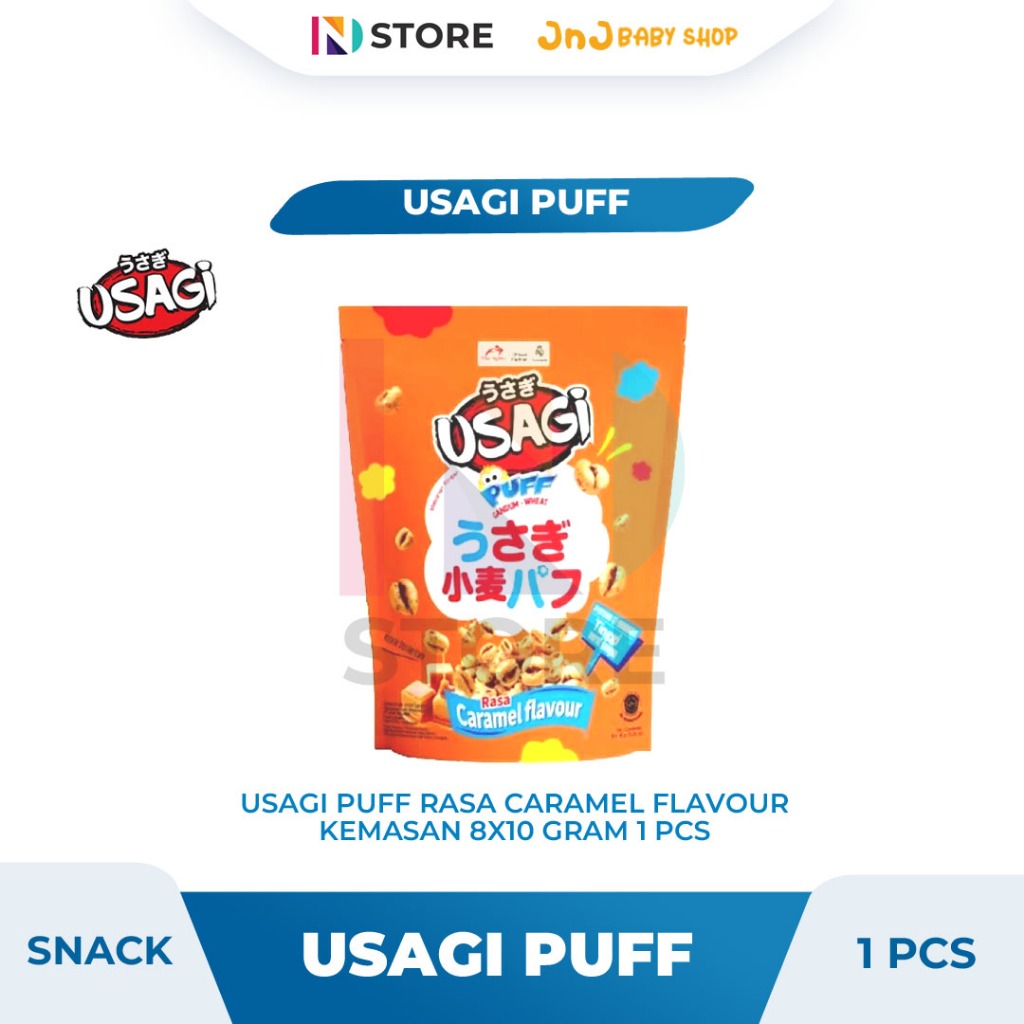 

Usagi Puff Caramel Flavour Kemasan 8x10 gram
