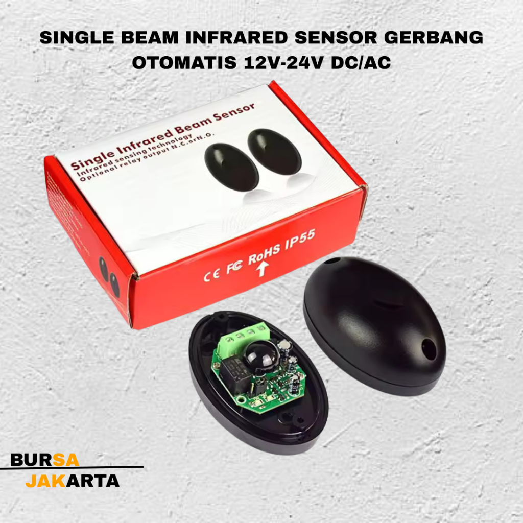 Photoelectric beam infrared sensor laser photobeam alarm single beam sensor gerak