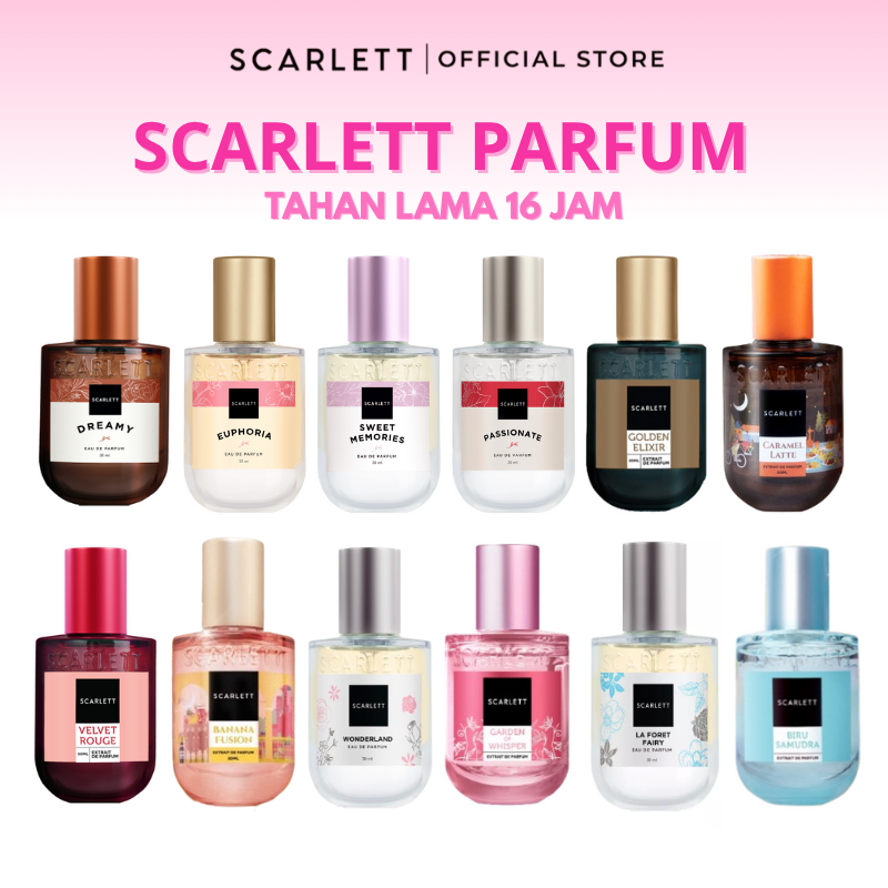 Scarlett Whitening Parfum Eau De Parfume Sweet Memories Dreamy 30ml By Felicya Angelista