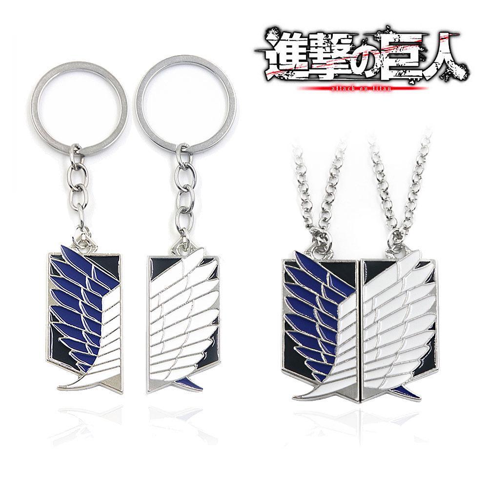 Kalung Couple SNK Logo Necklace Pasangan AOT Attack on Titan Shingeki No Kyojin