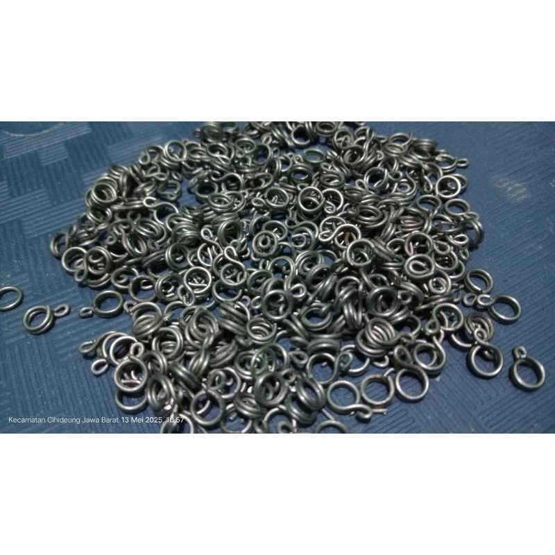 100 pcs ring 8 buat jerat ruak ruak dbel ring lebih kuat